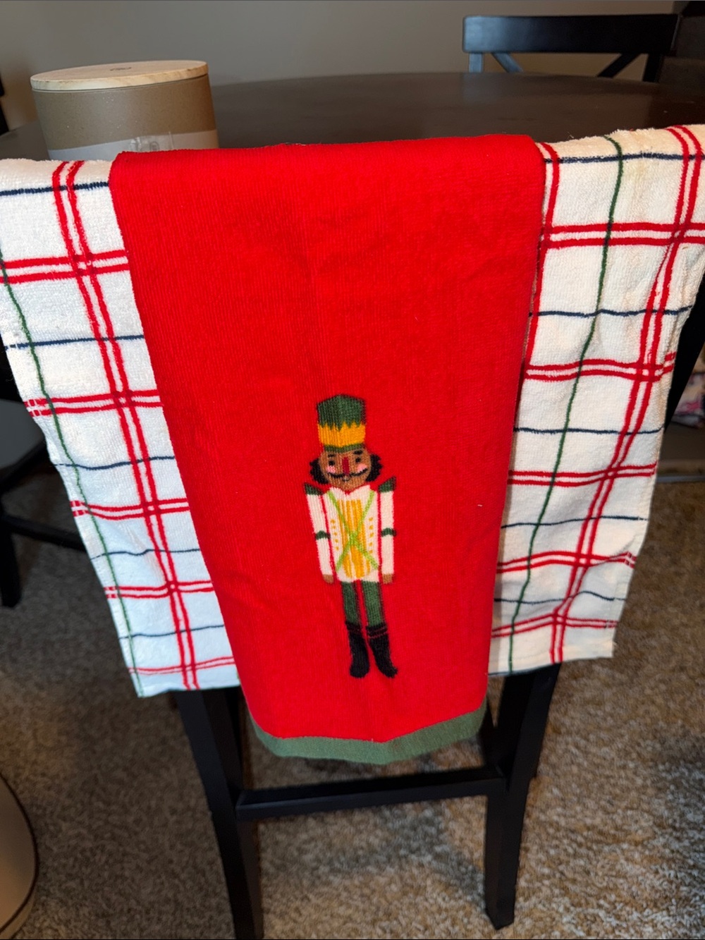 Wondershop Red Nutcracker Holiday Kitchen Towel Set
